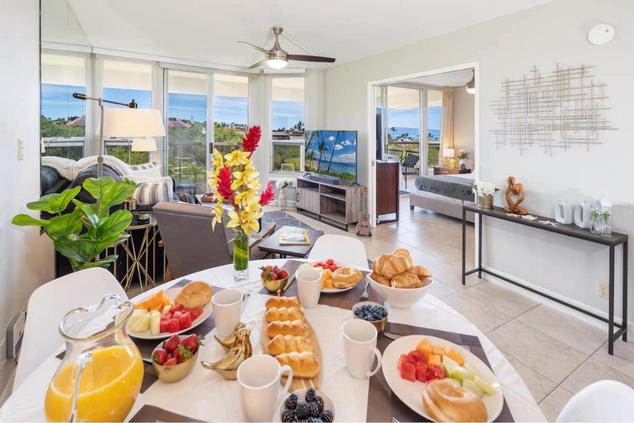 Penthouse 1 Bd King Suite With Ocean Views! Wailea  Exterior photo